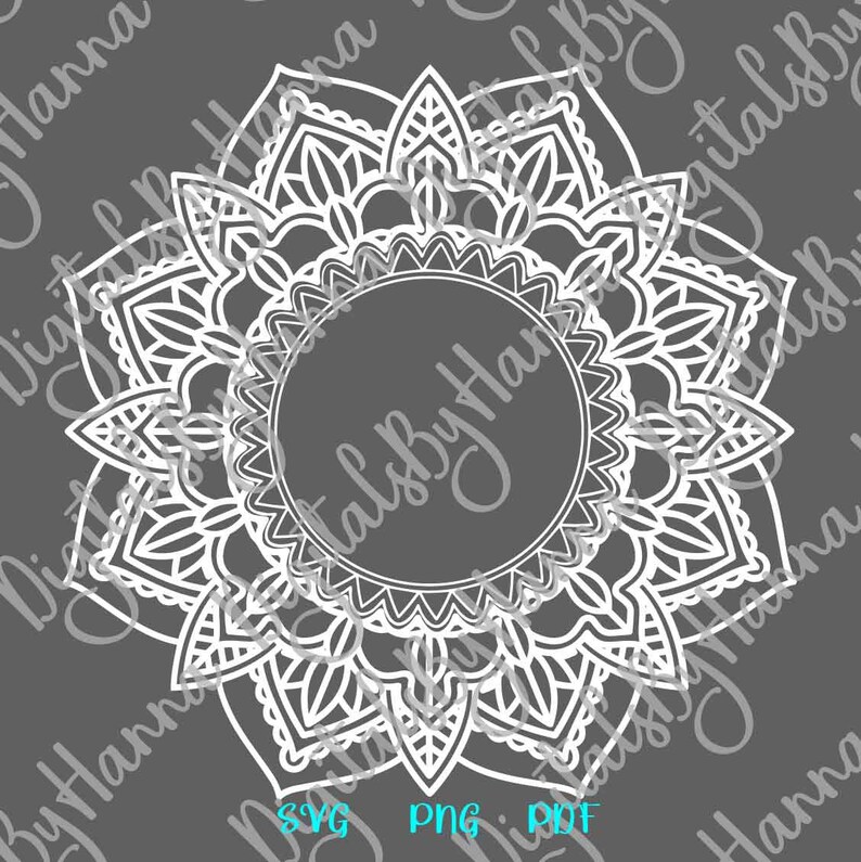 Download Mandala SVG Files for Cricut Mandala Monogram SVG ...