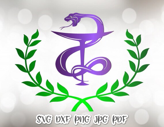 Download Bowl Of Hygieia Svg Files For Cricut Medecine Student Pharmacist Gift Pharmacy Emblem Medical Clipart Snake Laurel Cut Tee Print Sublimation