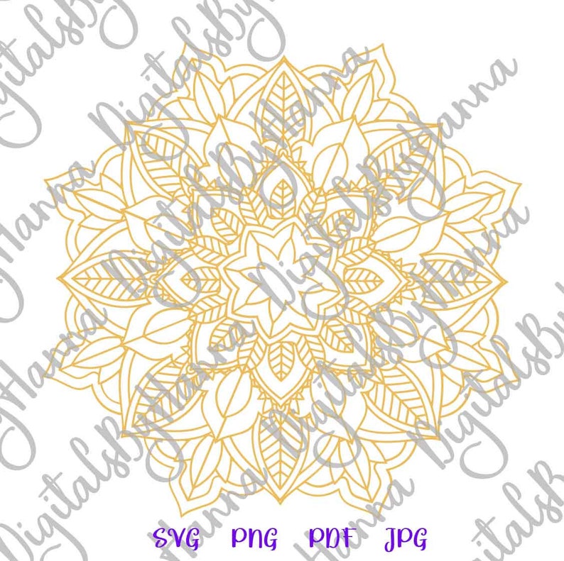 Download Mandala SVG Files for Cricut Pochoir Mandala Stencil SVG ...