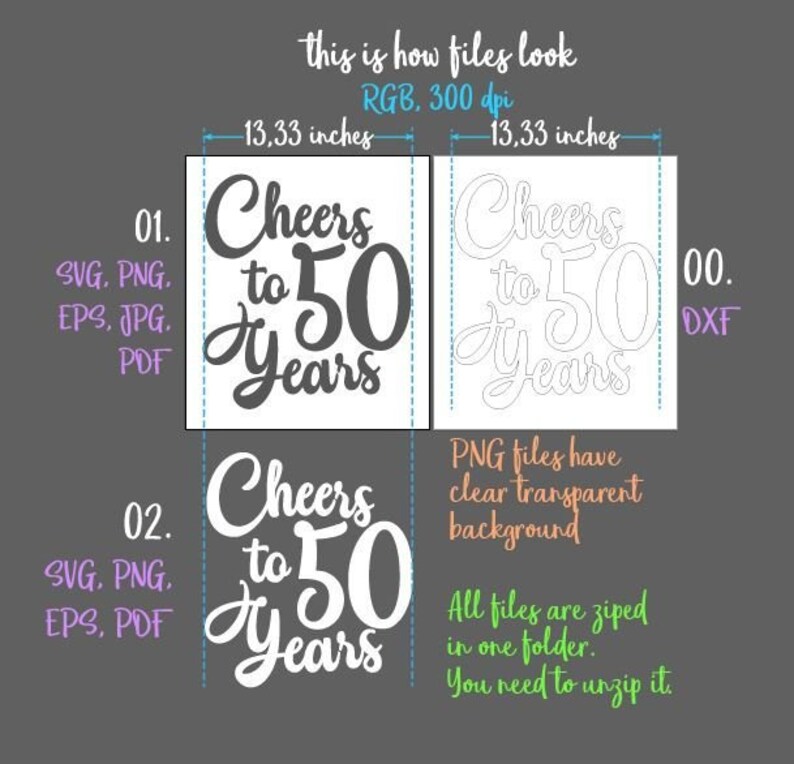 Download 50th Birthday SVG Files for Cricut Shirt Women Wine Glass ...