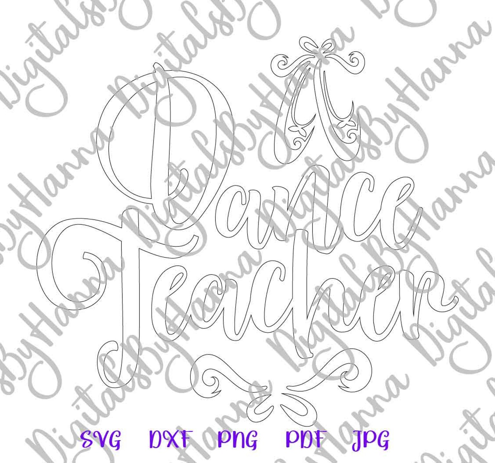 dance svg files for cricut dance teacher svg ballet slippers dancer sign pointe shoe flat ballerina word recital outfit print si
