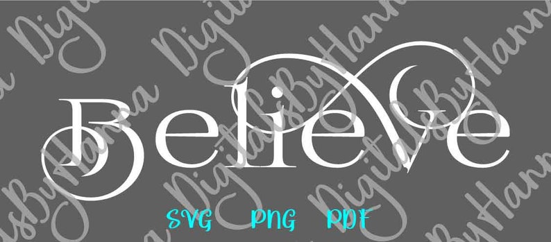 Download Inspirational SVG Files for Cricut Sayings Believe SVG ...
