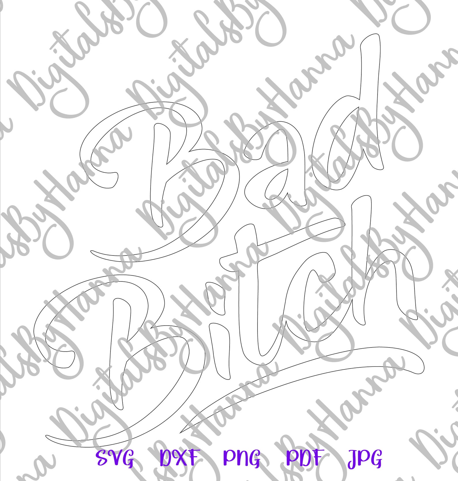 BFF SVG Files for Cricut Sayings Bad Bitch SVG Please Best - Etsy