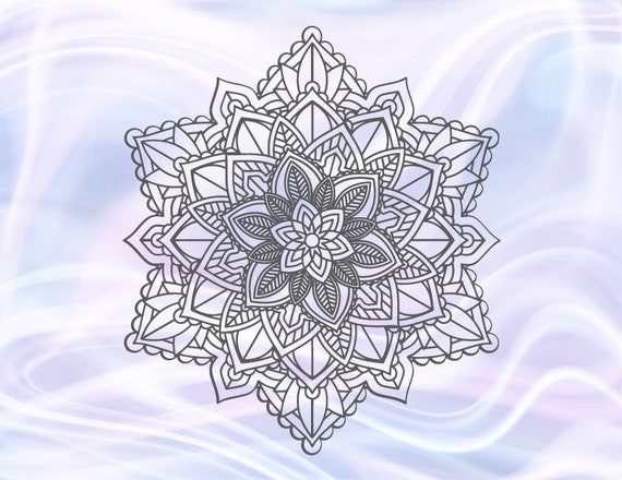 Download Mandala Svg Files For Cricut Zentangle Svg Pochoir Mandala Etsy