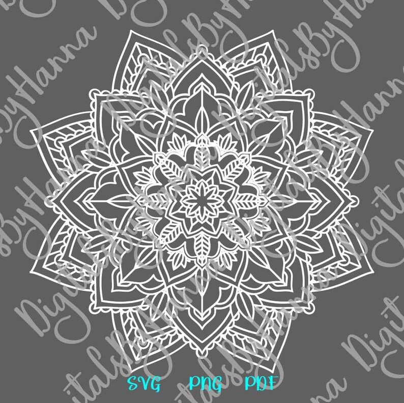 Download Mandala SVG Files for Cricut Zentangle SVG Pochoir Mandala | Etsy