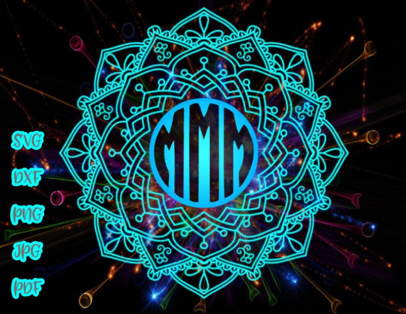 Download Mandala SVG Files for Cricut Mandala Monogram SVG ...