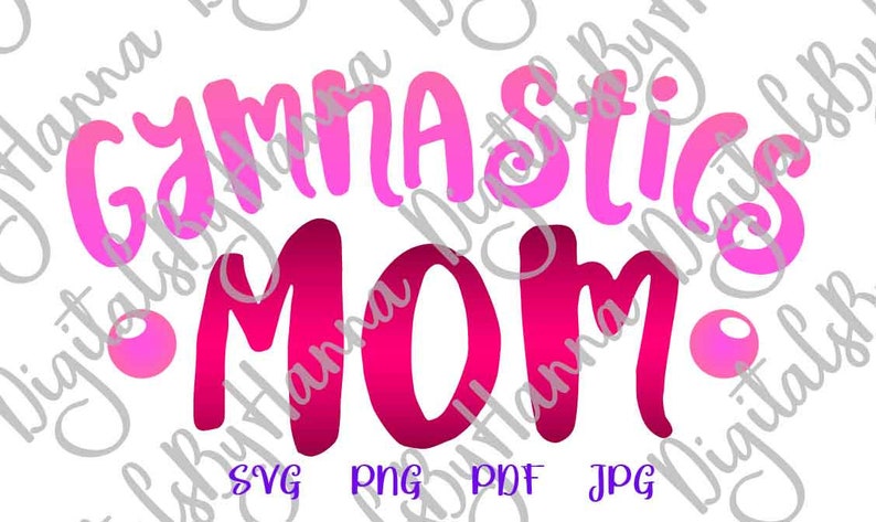 Download Mom Life SVG Files for Cricut Gymnastics Mom SVG Rhythmic | Etsy