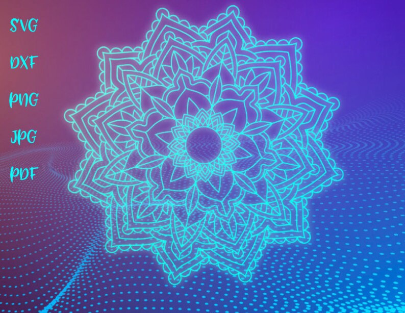 Free Free 301 Cricut Mandala Stencil SVG PNG EPS DXF File