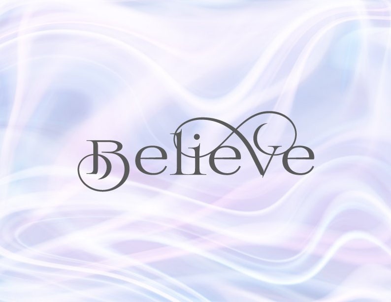 Download Inspirational SVG Files for Cricut Sayings Believe SVG Sign | Etsy
