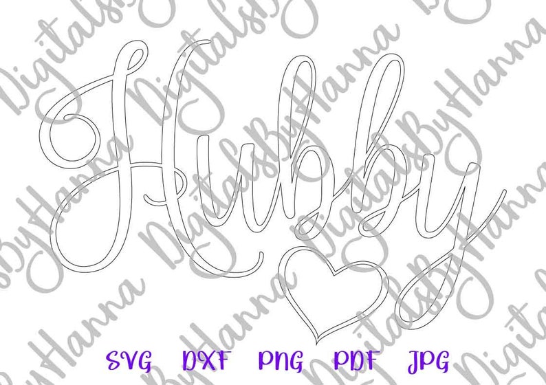 Honeymoon SVG Files for Cricut Hubby Wifey Tee Just Married - Etsy