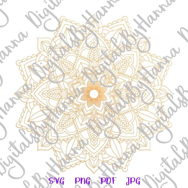 Free Free 302 Cricut Mandala Stencil SVG PNG EPS DXF File