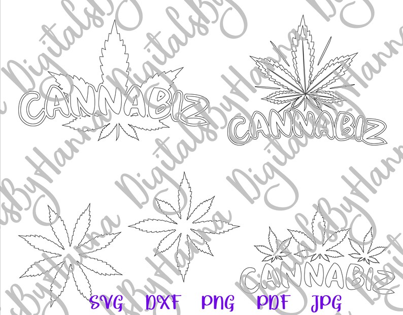 Download Marijuana Leaf SVG Files for Cricut Saying Cannabis SVG Weed | Etsy