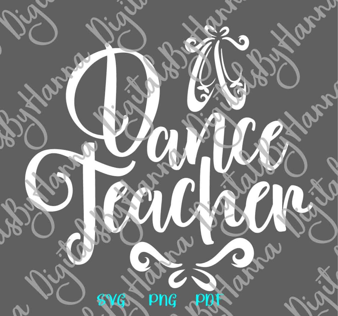 Download Dancer SVG Files for Cricut Dance Teacher SVG Ballet Slippers | Etsy
