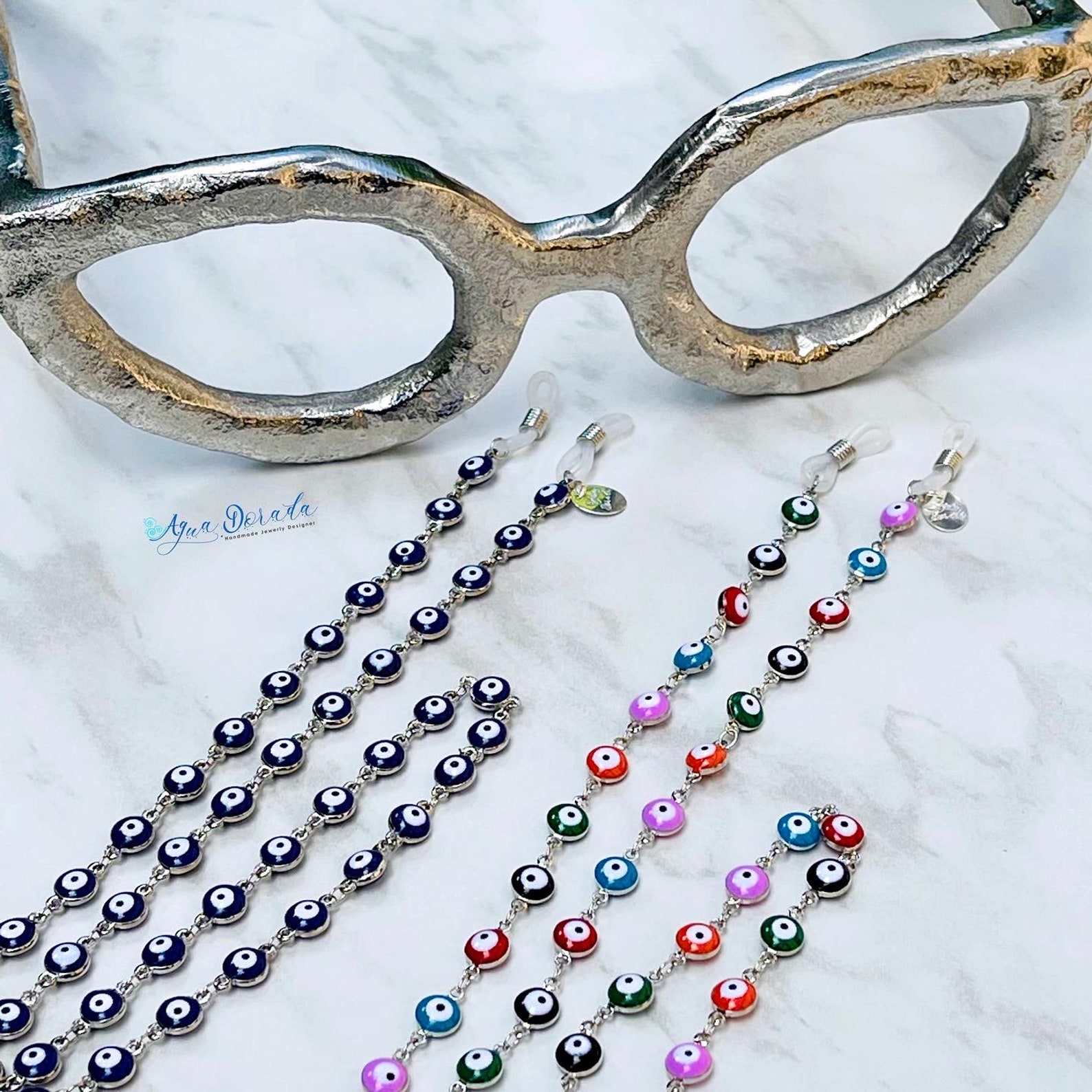 Sunglasses Chain Holder Eyeglass Holder Glasses Silver Glasses Etsy