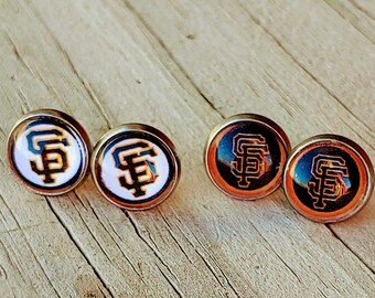 Inspired By San Francisco Giants San Francisco Giants Felt Cufflinks