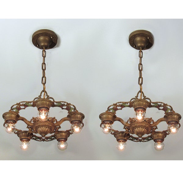 Antique Light Fixture Etsy