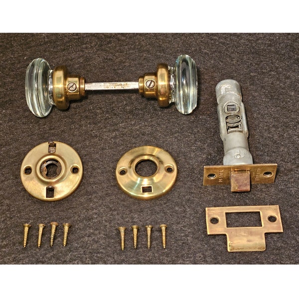 Antique Locking Door Knob - Etsy