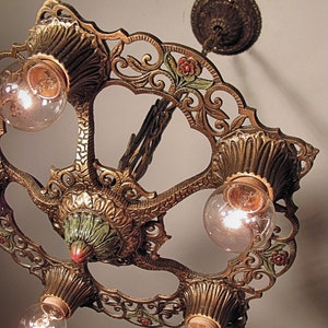 PAIR AVAILABLE! Classic Antique 1930s Virden Winthrop Light Fixture - RESTORED!