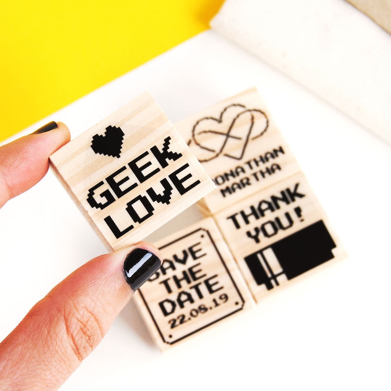 nerd wedding favors computer wedding decor binary codes wedding decor developer couple binary love rubber stamp binary code love stamp