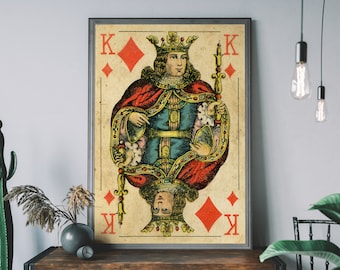 ヴィンテージ ノベルティ ラウンド トランプ - Etsy 日本