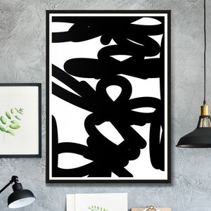 Graffiti Art Print – Urban Street Art Wall Decor, Abstract Graffiti Wall Art for Modern Home & Office Decoration