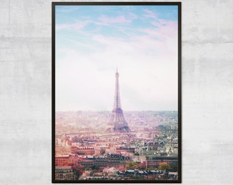 Paris Photograph Van Gogh Print Midnight in Paris Eiffel Tower