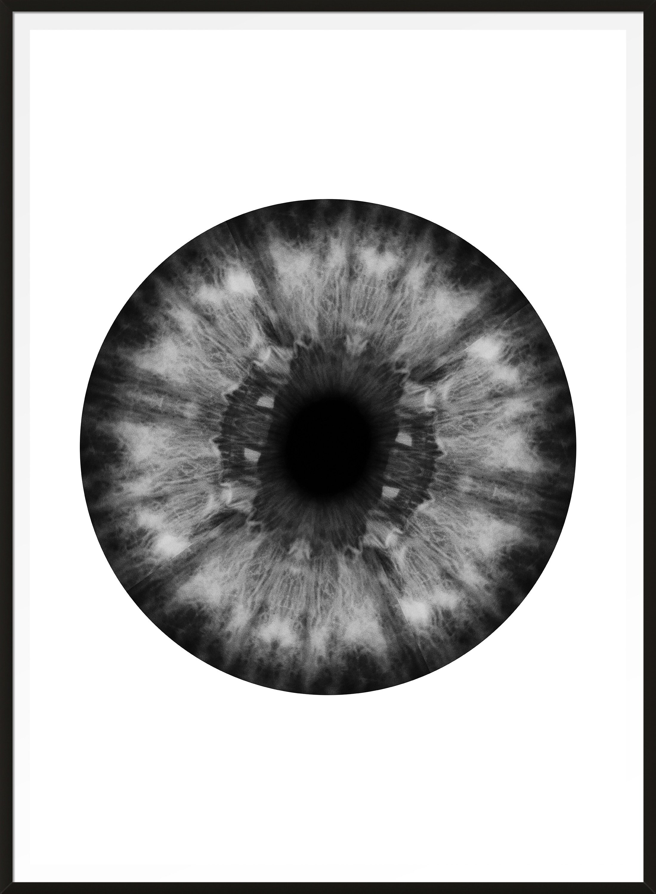 Eyeball Black and White Print Minimal Scandi Art Print Etsy UK