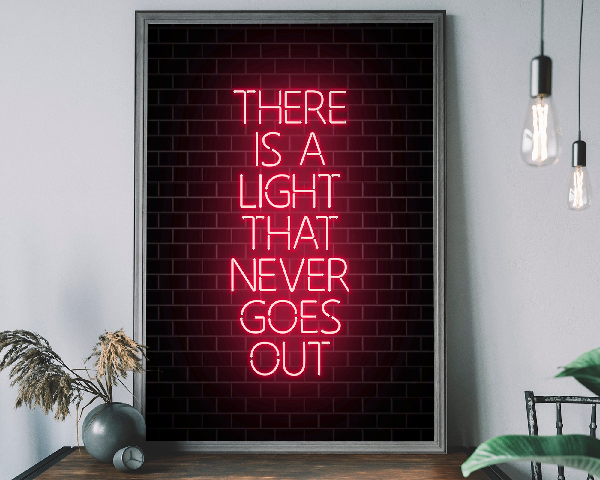 There is Light Never Goes Out Neon Art Print - Etsy