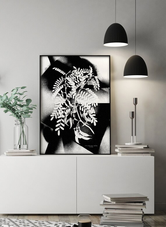 Botanical 8 Floral Spray Print Botanical Street Art Print Etsy