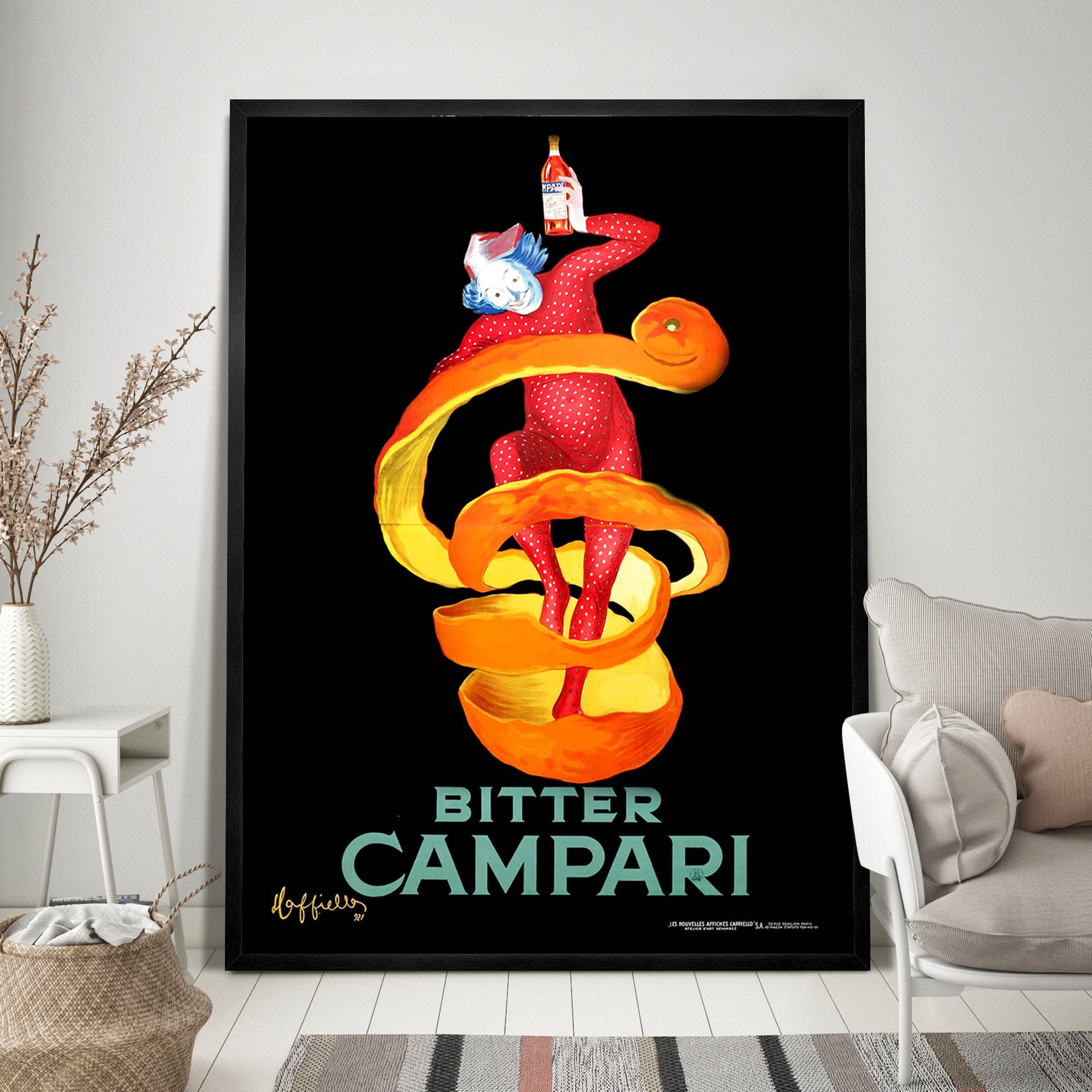 Bitter Campari Vintage Print – Food & Drink Wall Art, Alcohol