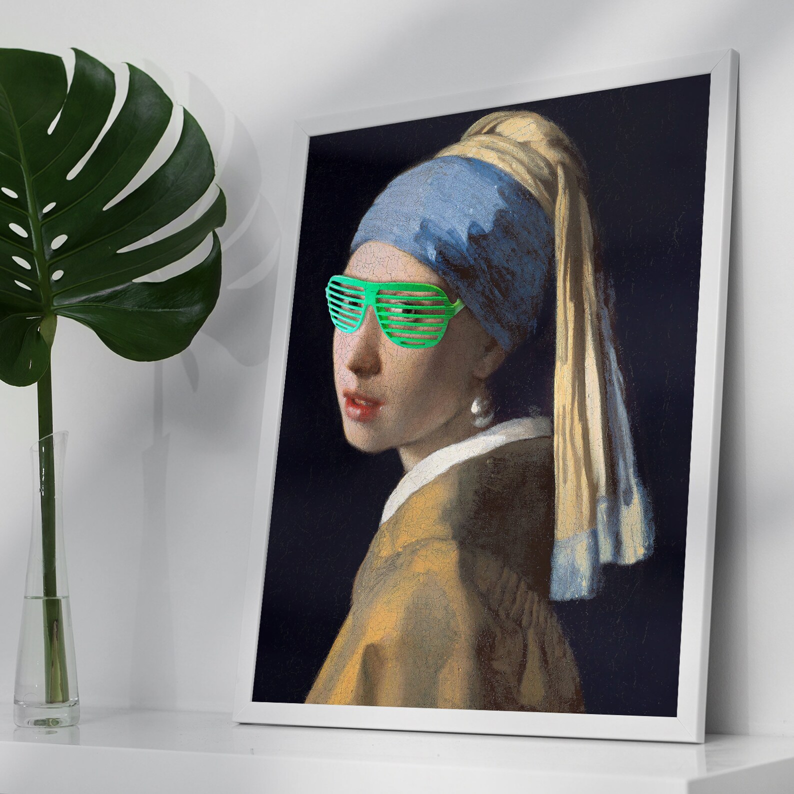 Girl With a Pearl Earring Altered Wall Art Urban Art Banksy Etsy UK