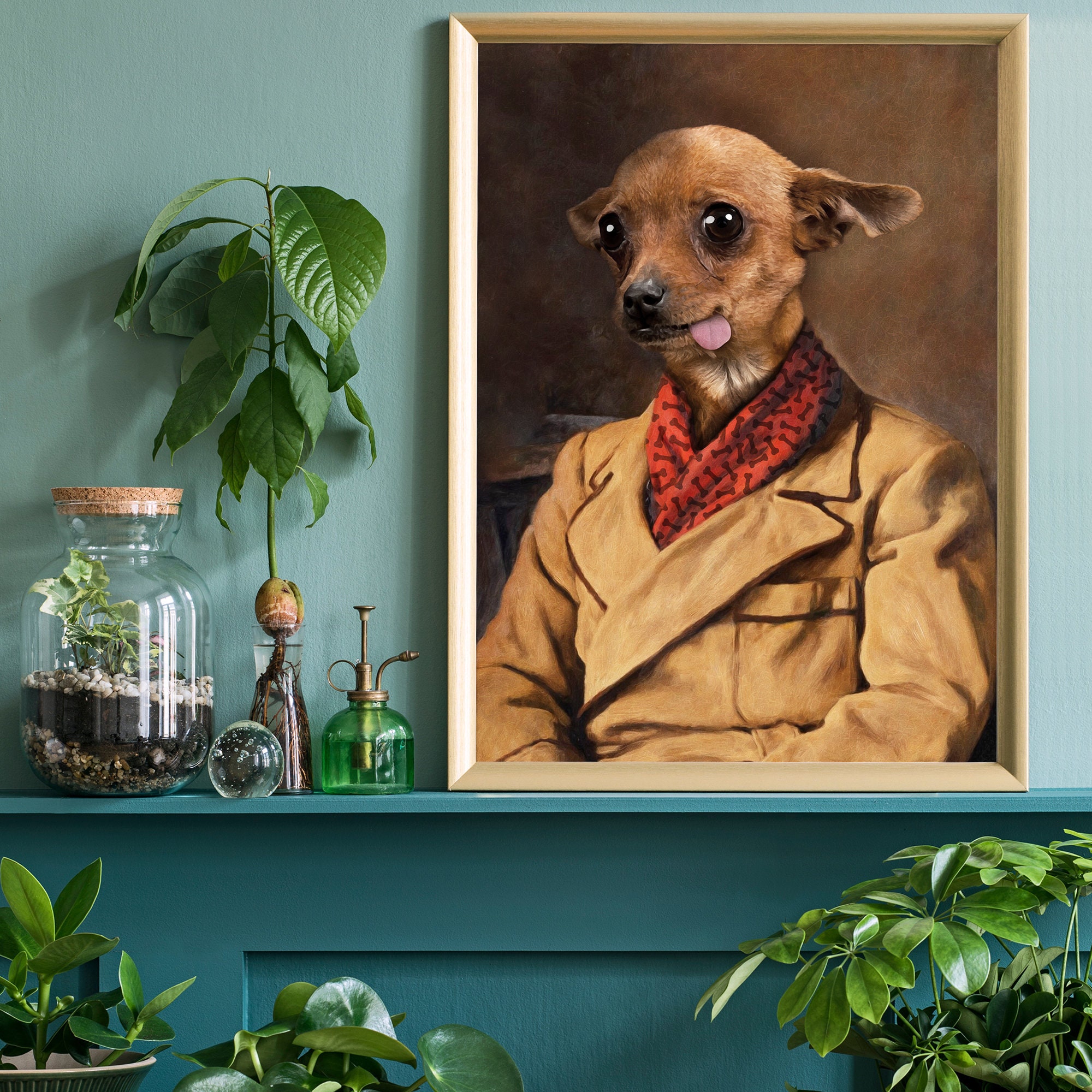 ルネッサンス時代の犬の絵画、ビクトリア朝の肖像画、改造された