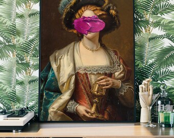 ルネサンス風アート、ヴィンテージ・チューダー絵画、アンティーク