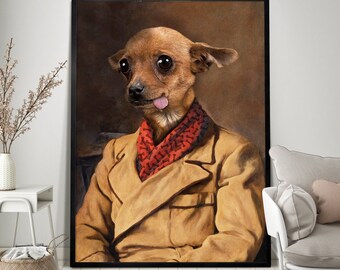ルネッサンス時代の犬の絵画、ビクトリア朝の肖像画、改造されたチワワ