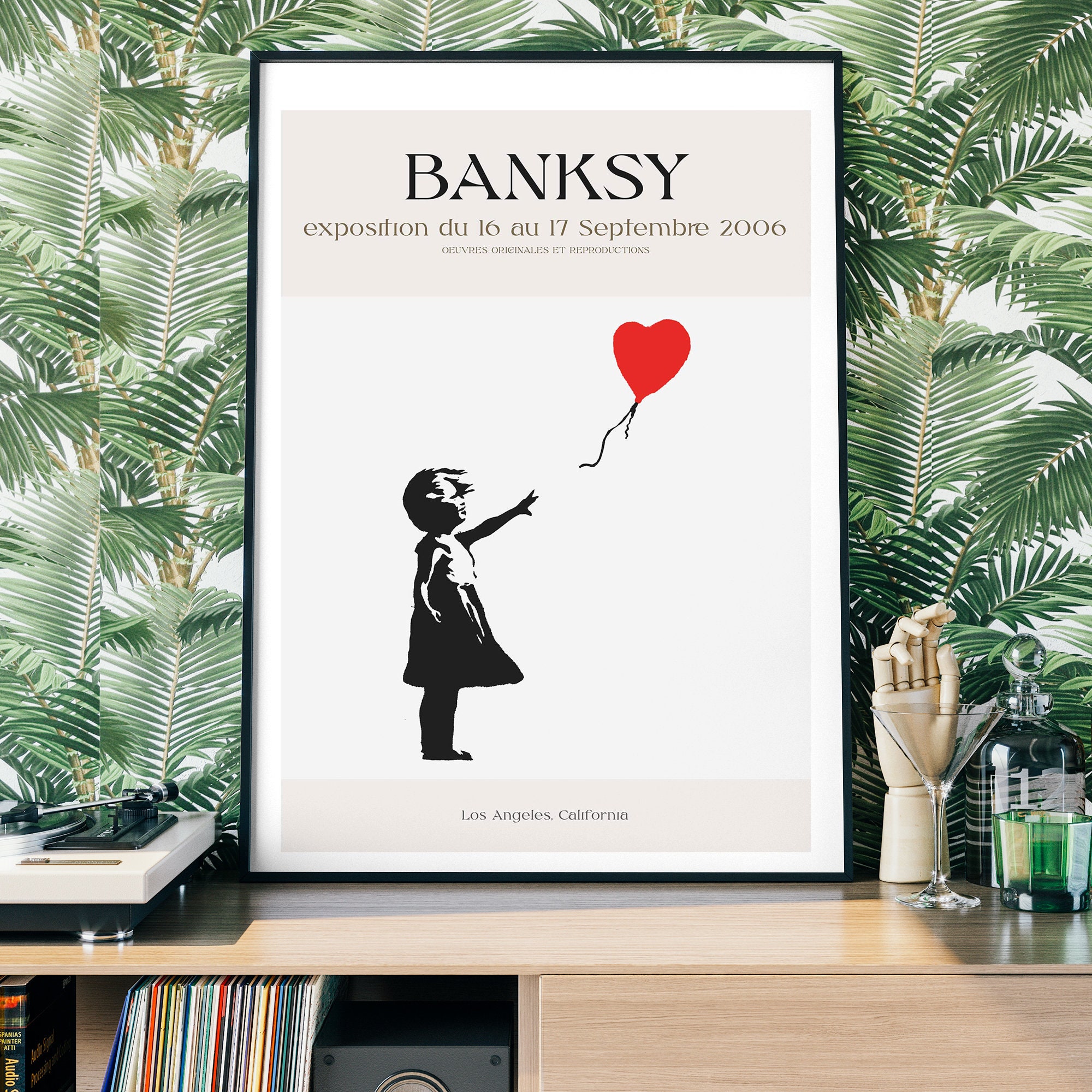 Banksy Museum Poster – Graffiti Wall Art, Urban Street Art, Girl
