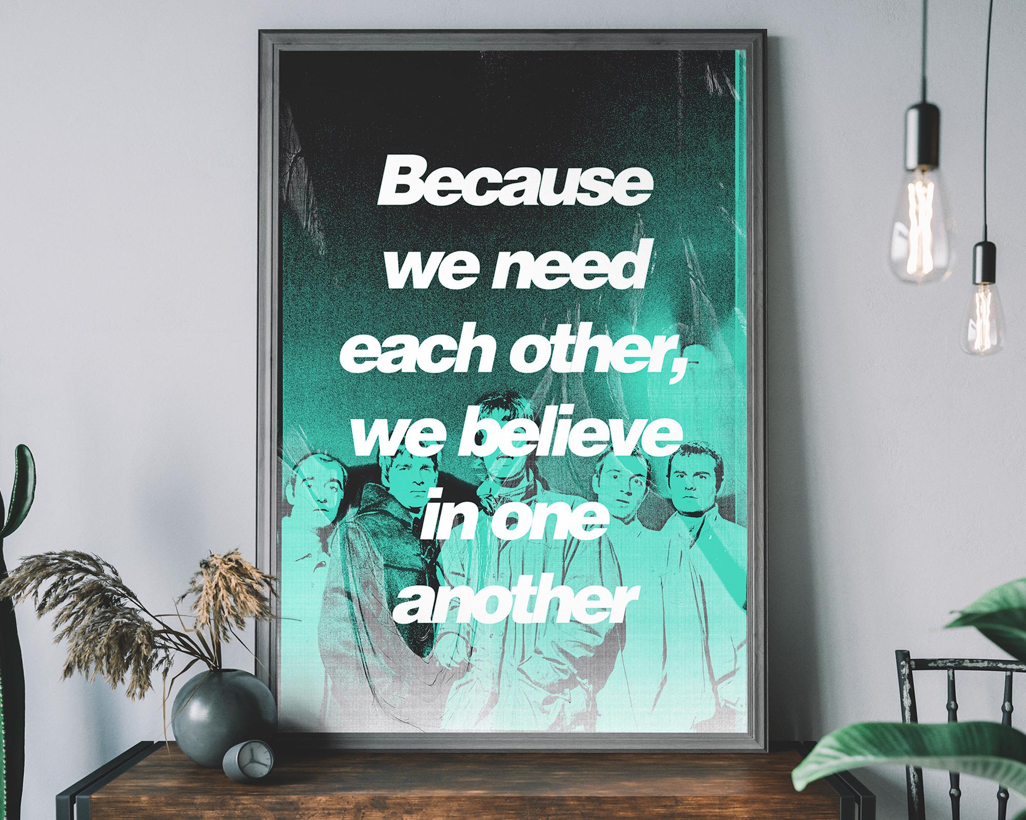 アートポスター オアシス オーバーハウゼン コンサートポスター Amazon.co.jp: kb090 78cm x 53cm オアシス（Oasis）ポスター