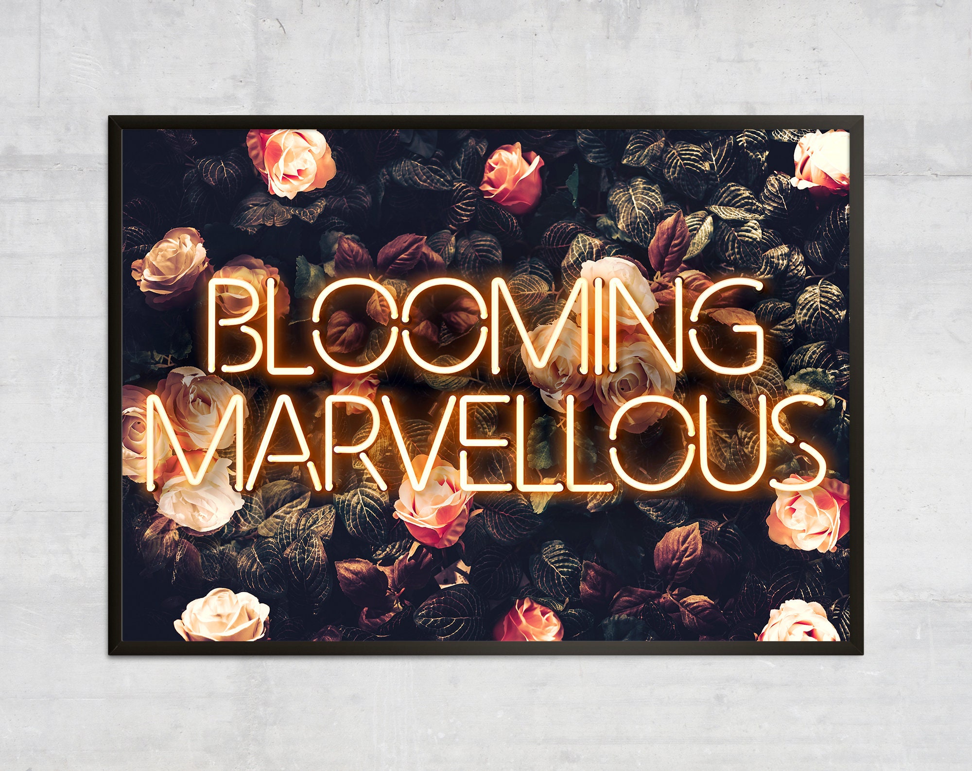Blooming Marvellous! Large canvas