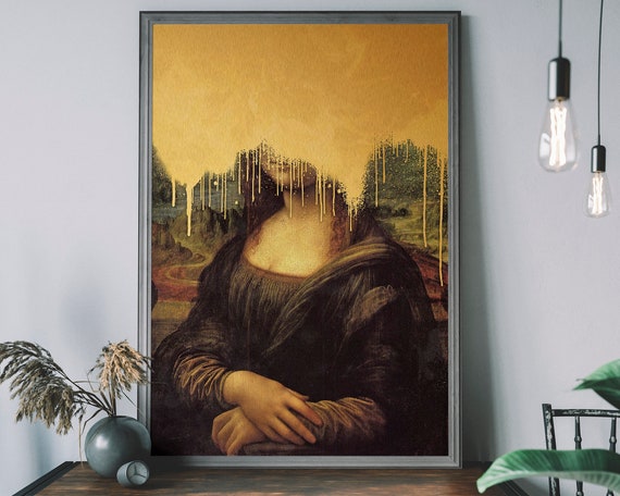 Mona Lisa Reproduktion - Etsy Wandkunst, Poster, Art Vinci Schweiz Altered Da