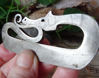 Viking Dragon Fire Steel Fire Striker &#39;Shondong&#39; Traditional &#39;Flint & Steel&#39; Fire lighting with English Flint Piece