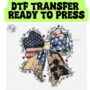 Honor The Brave Coquette Ready To Press DTF Transfer | Memorial Day Design | American Coquette | 4th Of July | Memorial Day Shirt