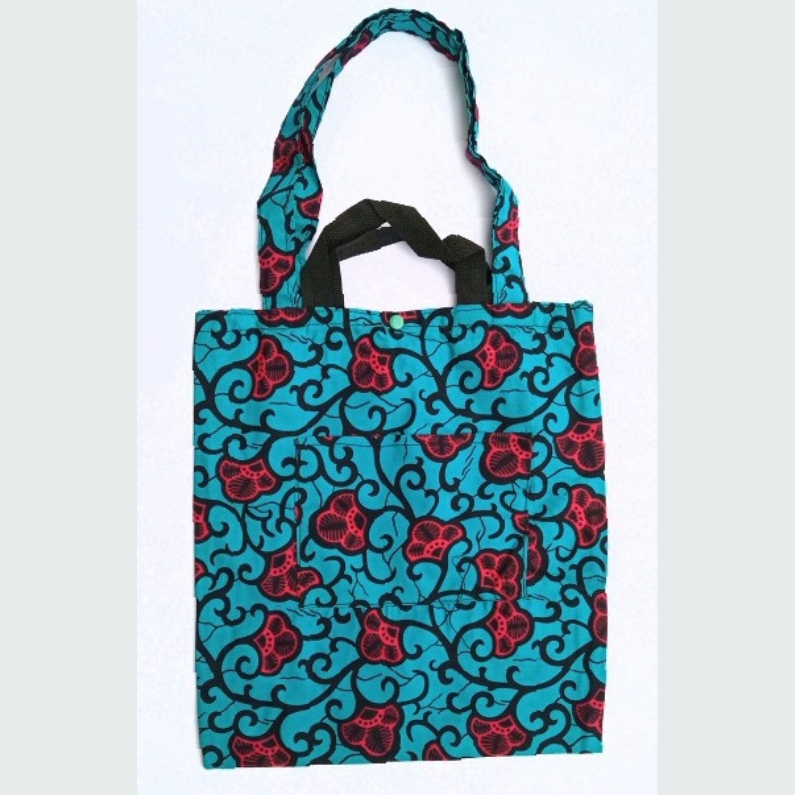 Ankara African Print Flat Tote Bag Handmade Eco Friendly | Etsy UK