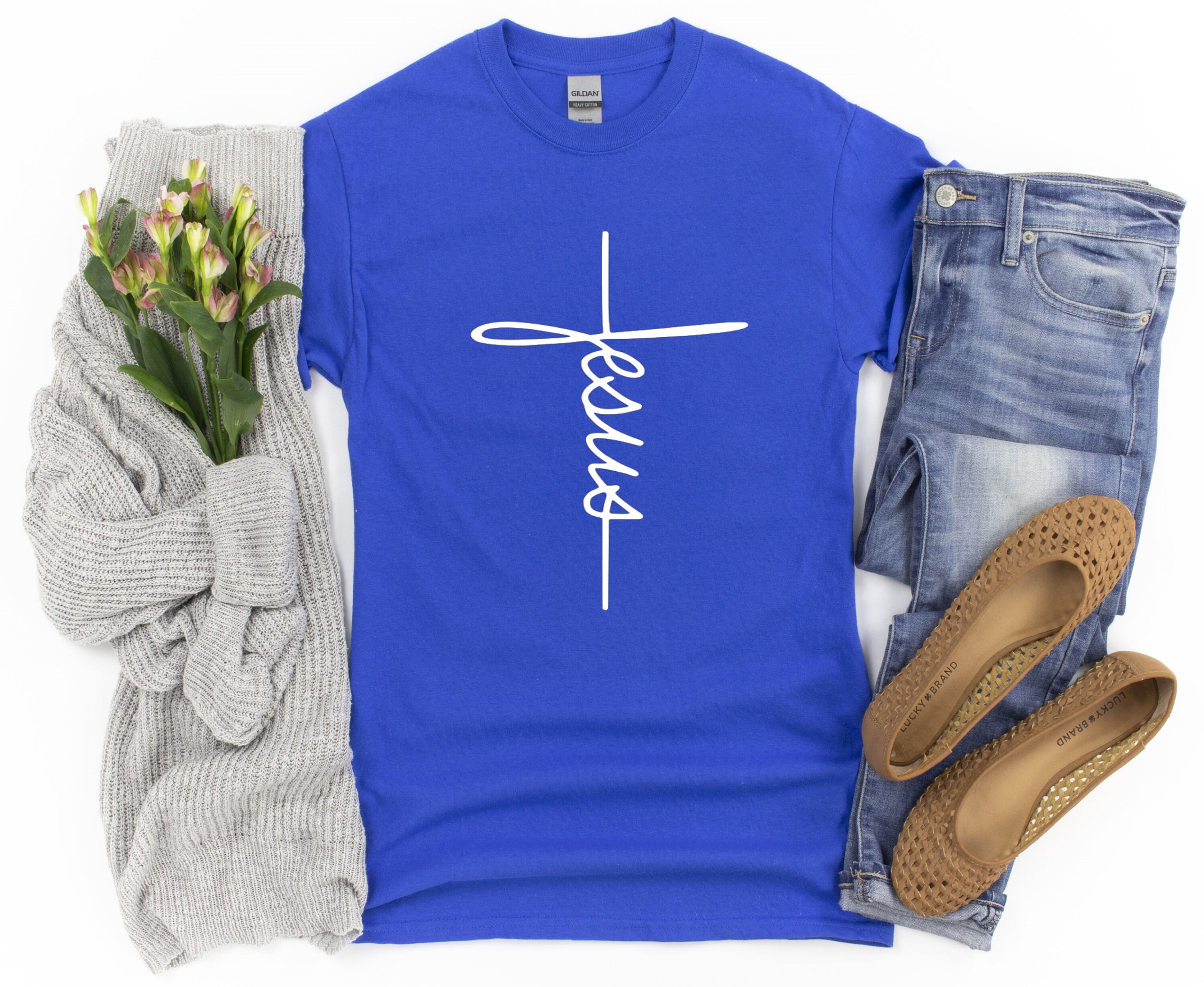 Jesus Tshirt Jesus Christian Shirt Jesus Shirt Vertical Etsy