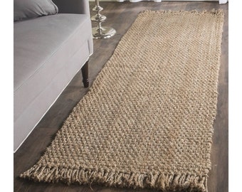Hand woven Cotton decor Vintage multi color cotton rug Hand woven farmhouse runner Cottage house long runner