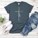 Faith T-shirt, Jesus, Christian Shirt, Faith Shirt, Vertical Cross, Cross, Faith Cross, Religious Shirt, Church, Disciple, Love,Grace, Faith 