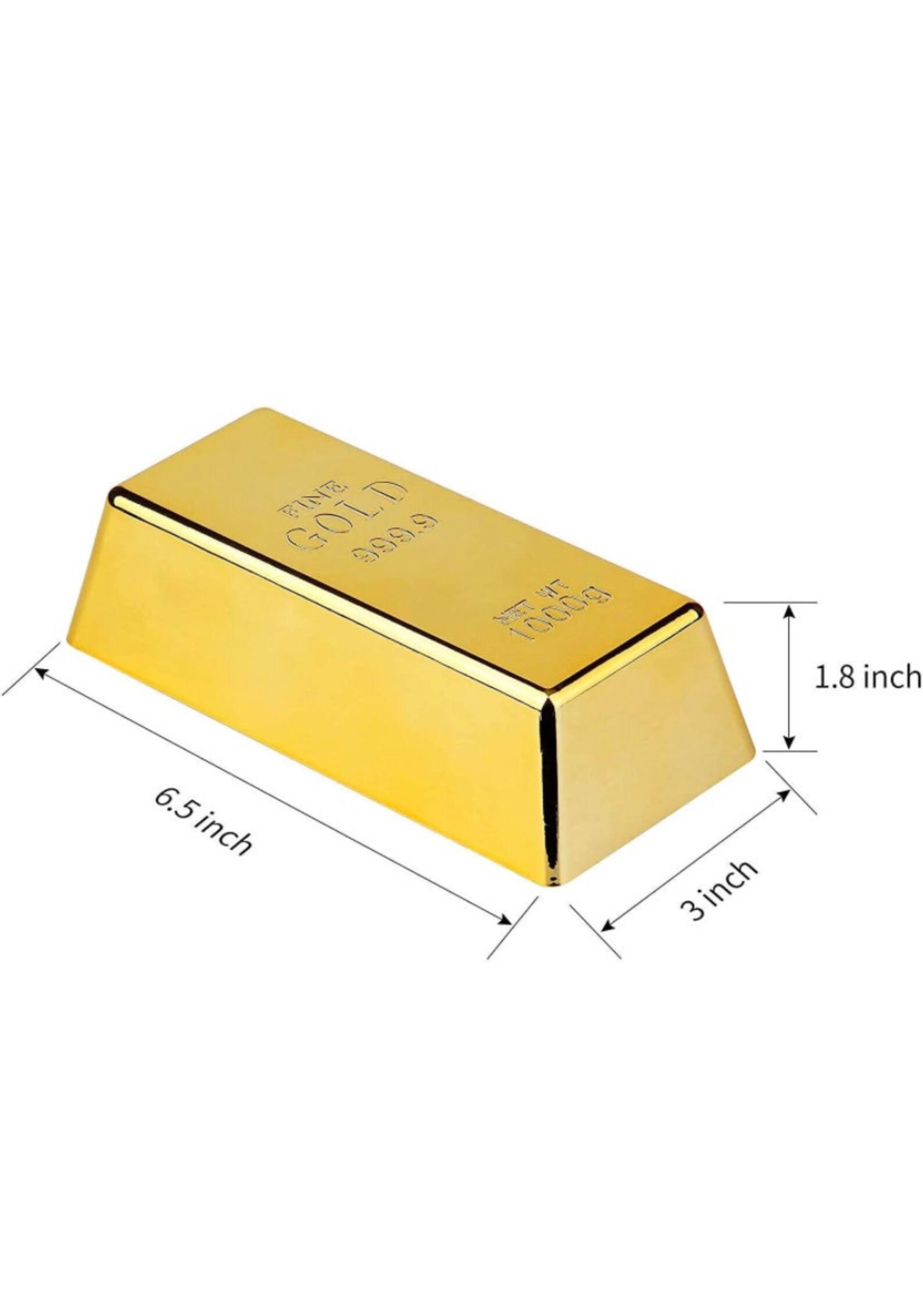 Fake Gold Bar Door Stopper Bullion Door Stop Paperweight Etsy