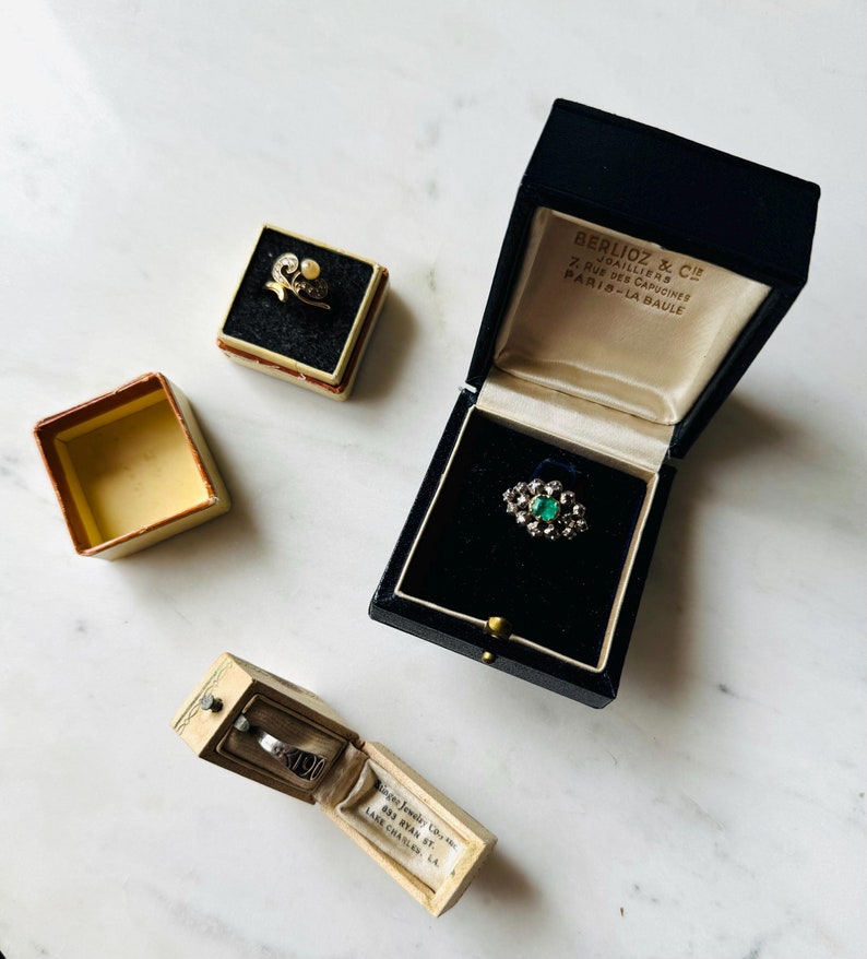 Vintage Ring Boxes | Antique Ring Box | Antique Proposal Box Bild 1