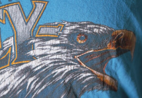 80s Harley Davidson Eagle Print T-Shirt