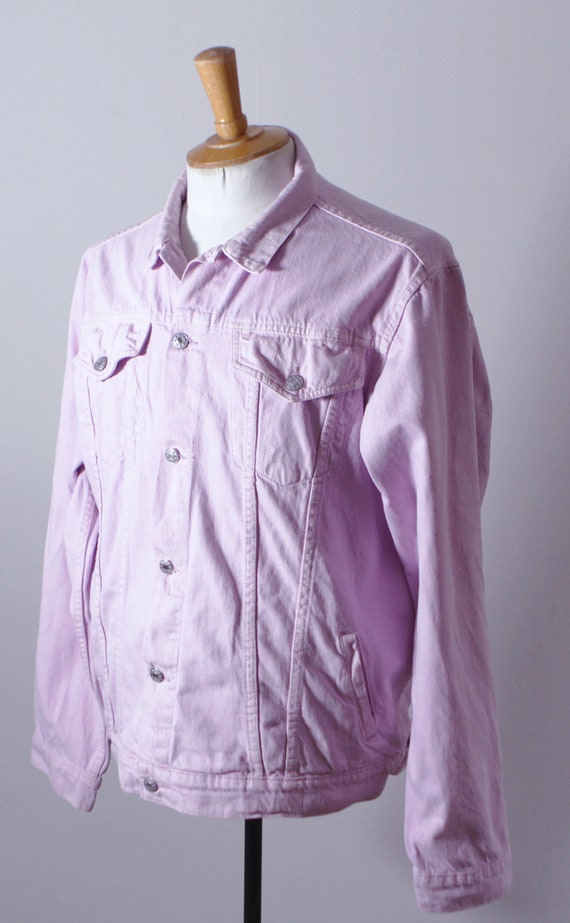Preowned Pink Denim Jacket