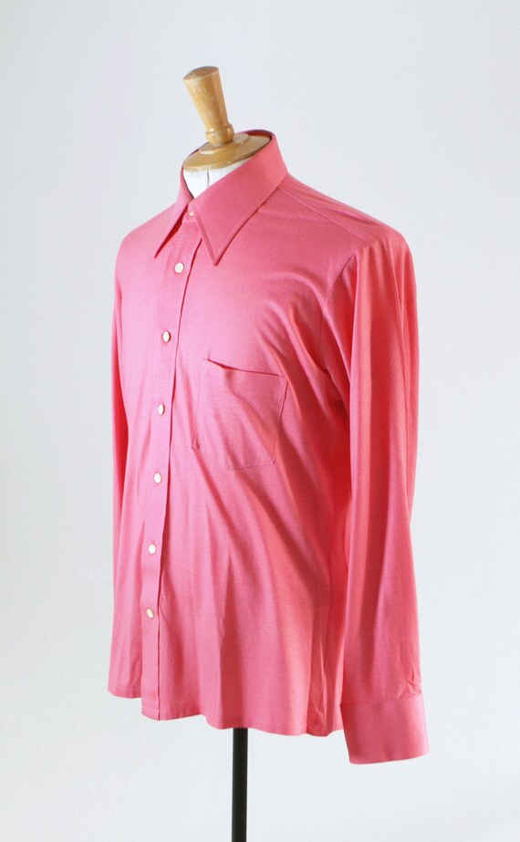 1970s Pink MANHATTAN Shirt