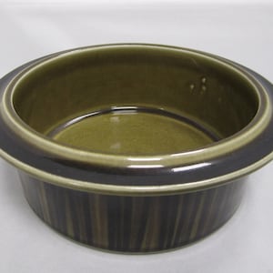 Arabia Finland Kosmos 18x6cm bowl, Scandinavian Vintage Green Retro Bowl